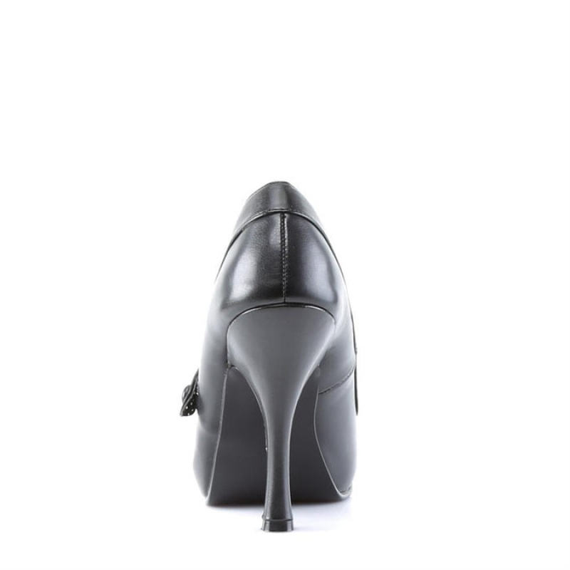 Pleaser Cutiepie-02 Pumps Dame Svarte | 308-TDILAH