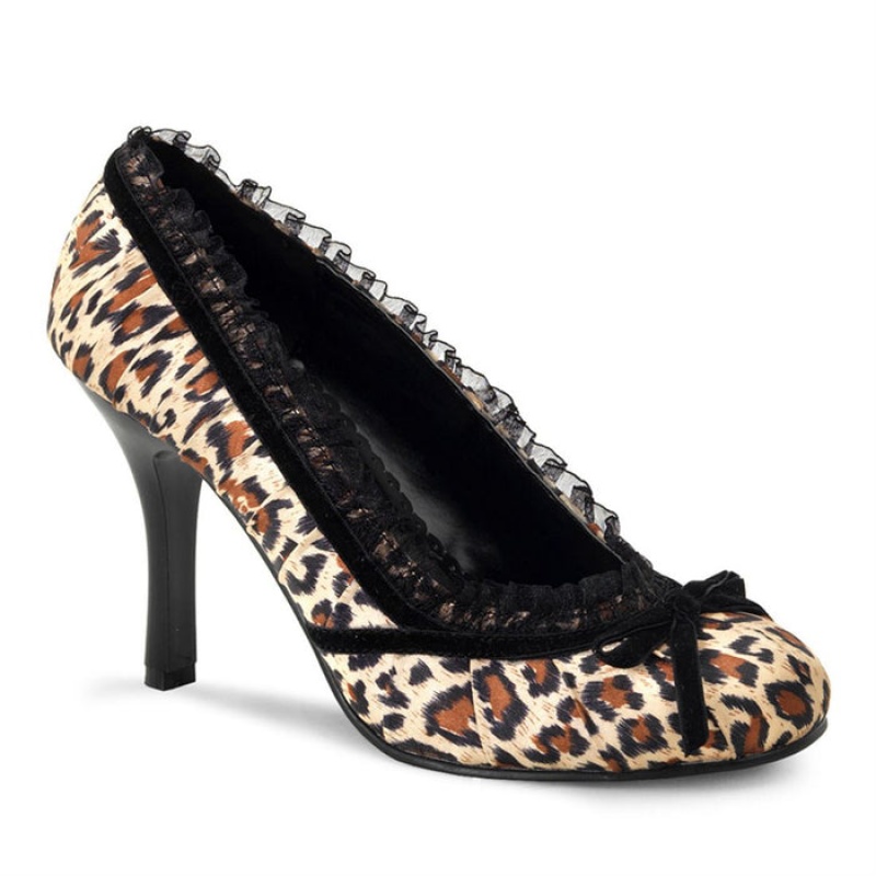 Pleaser Dainty-420 Pumps Dame Brune | 104-YKJUXD