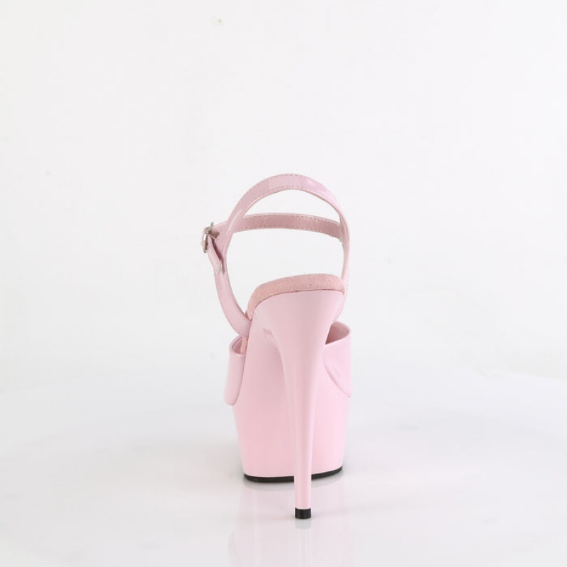 Pleaser Delight-609 Sandaler Dame Rosa | 714-DWXMUQ