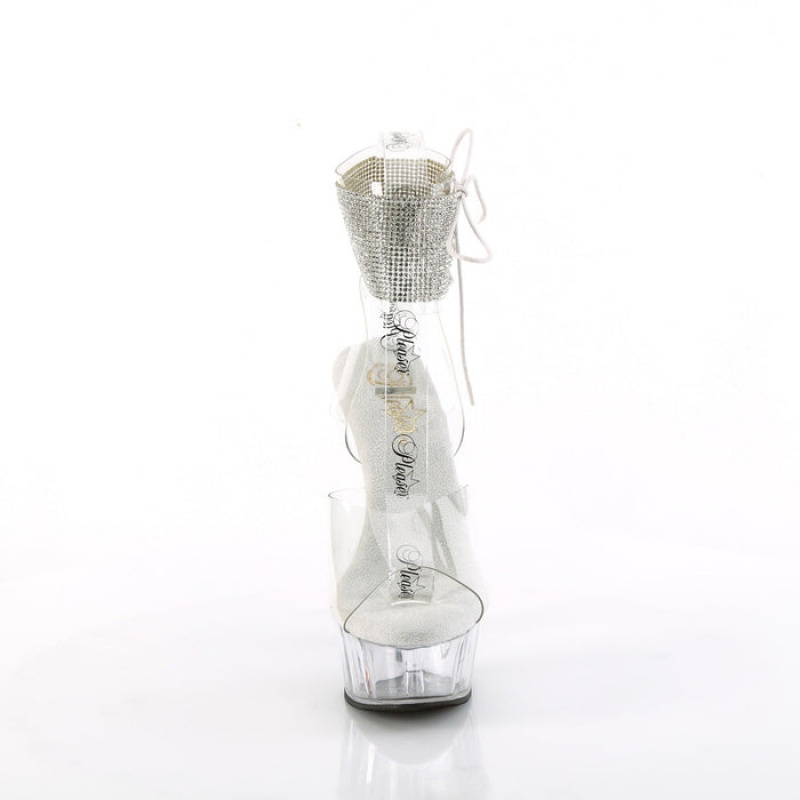 Pleaser Delight-691-2RS Sandaler Dame Clear | 429-CIGURK