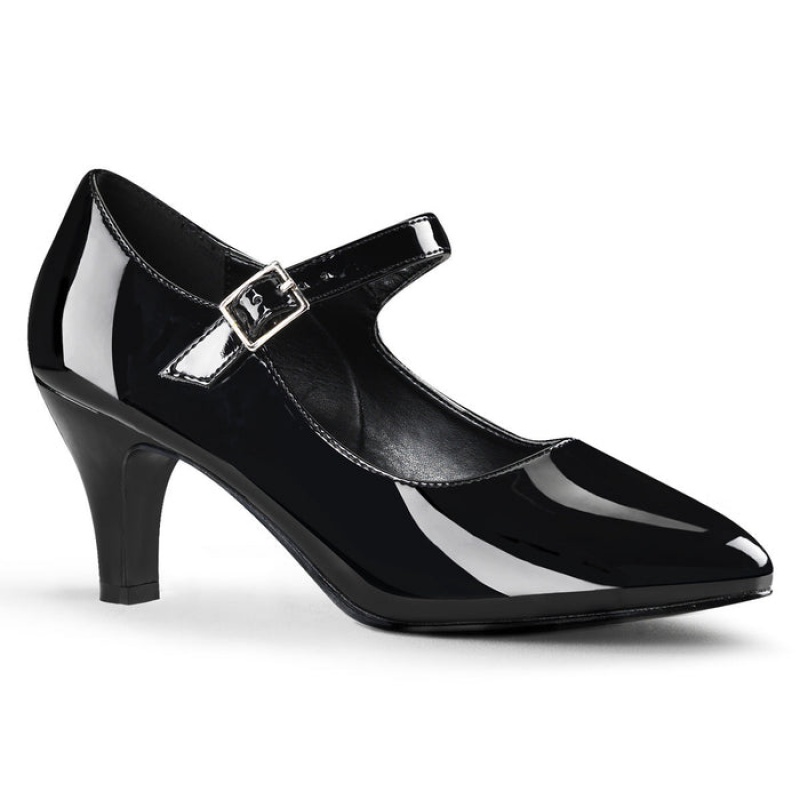 Pleaser Divine-440 Pumps Dame Svarte | 236-TKQMOC