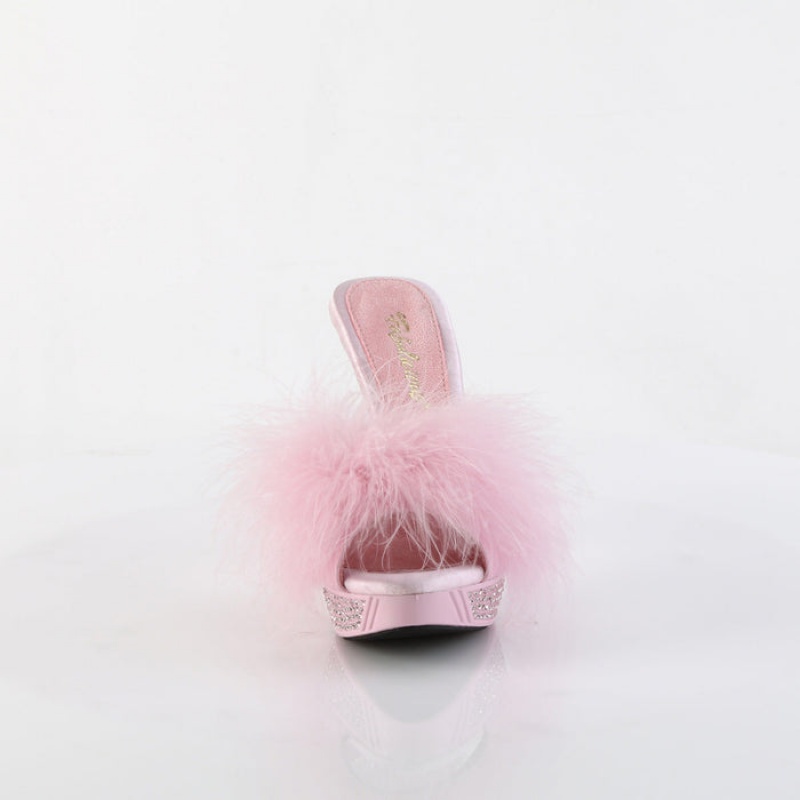 Pleaser Elegant-401F Badesandaler Dame Rosa | 154-HULEAT