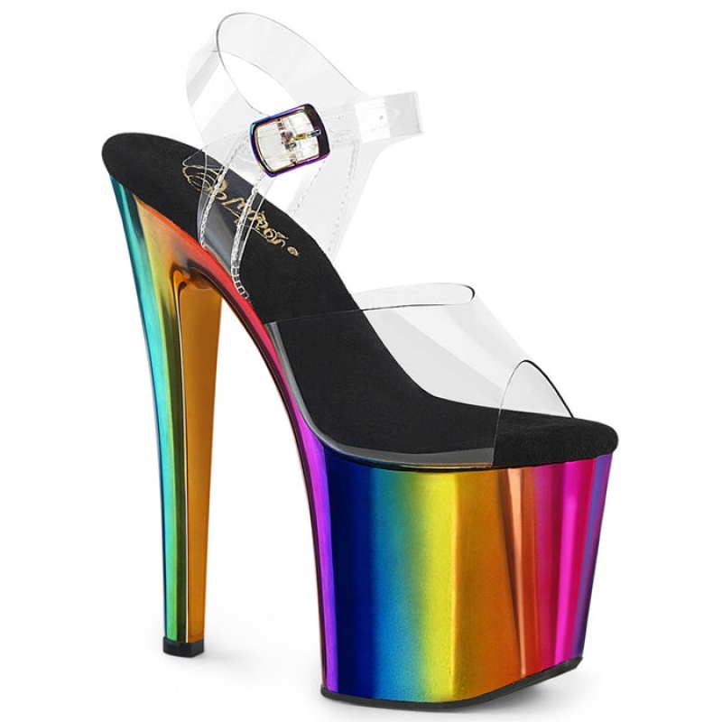 Pleaser Enchant-708RC Sandaler Dame Multicolor | 315-STBPFQ