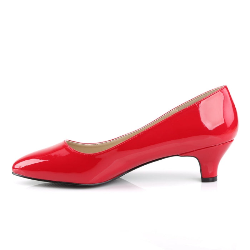 Pleaser Fab-420 Pumps Dame Rød | 437-MJATXW