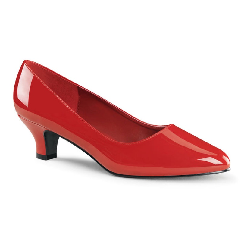 Pleaser Fab-420 Pumps Dame Rød | 437-MJATXW