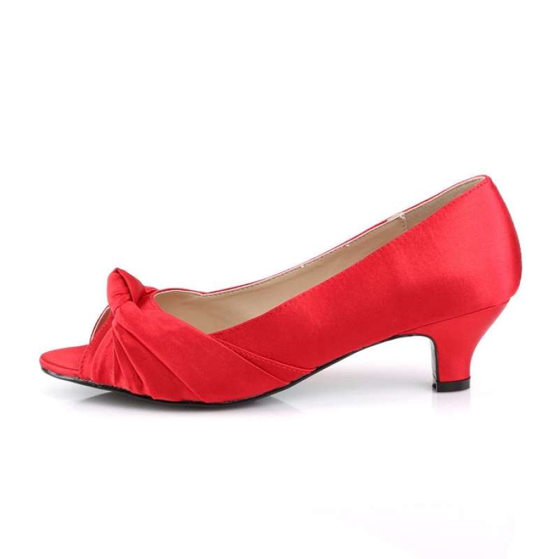 Pleaser Fab-422 Pumps Dame Rød | 480-YOVPUI