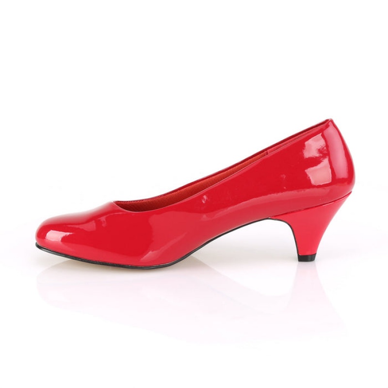 Pleaser Fefe-01 Pumps Dame Rød | 608-QHDTKV