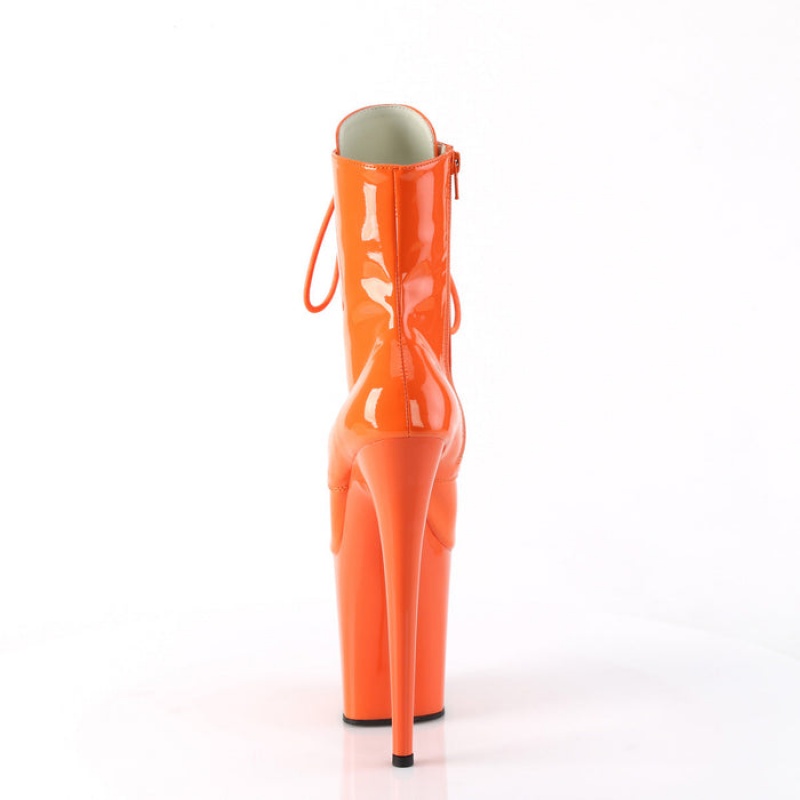 Pleaser Flamingo-1020 Støvler Dame Oransje | 039-RDONLA