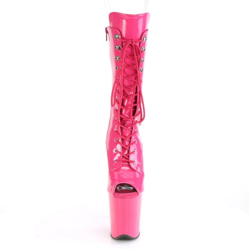 Pleaser Flamingo-1051 Støvler Dame Rosa | 749-UKYWEH