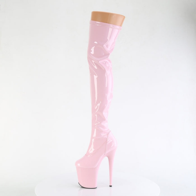 Pleaser Flamingo-3000 Støvler Dame Rosa | 580-FMGJRW