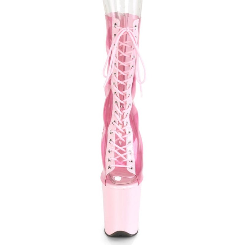 Pleaser Flamingo-800-34 Støvler Dame Rosa | 032-DFUBKA