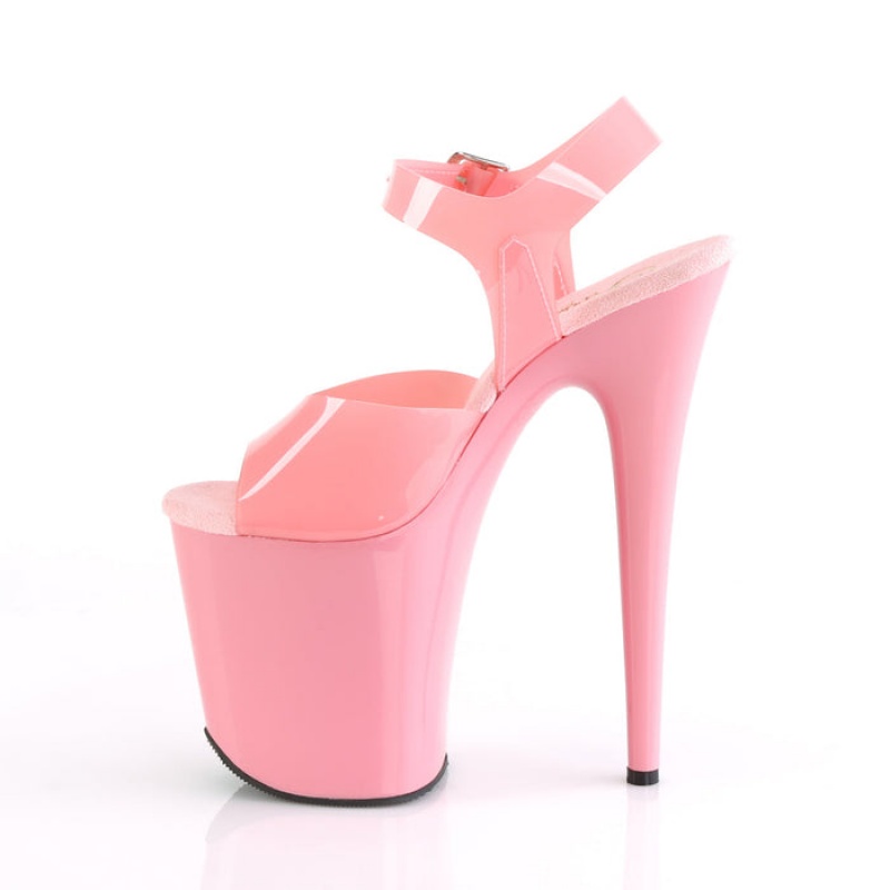 Pleaser Flamingo-808N Sandaler Dame Rosa | 906-SJBLGF