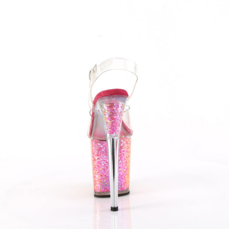 Pleaser Flamingo-808RG-02 Sandaler Dame Multicolor | 293-IKPAQD