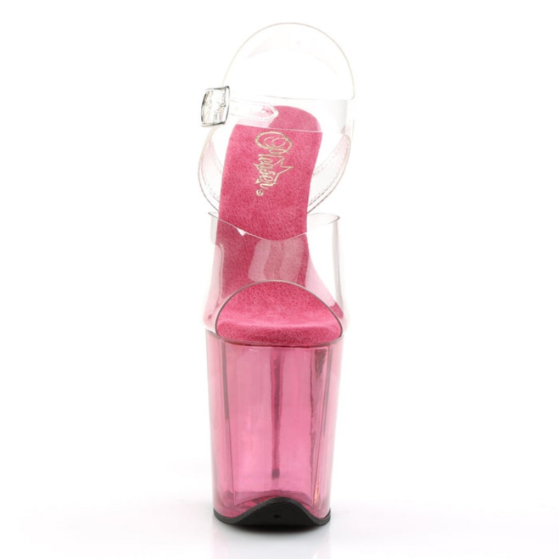 Pleaser Flamingo-808T Sandaler Dame Rosa | 046-PUBSEO