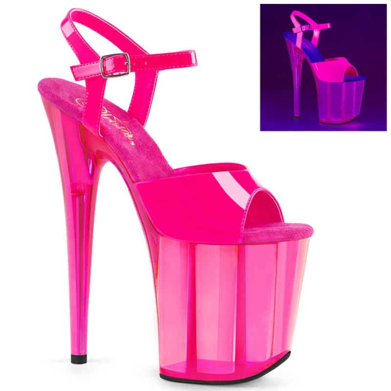 Pleaser Flamingo-809UVT Sandaler Dame Rosa | 475-ACJMKD