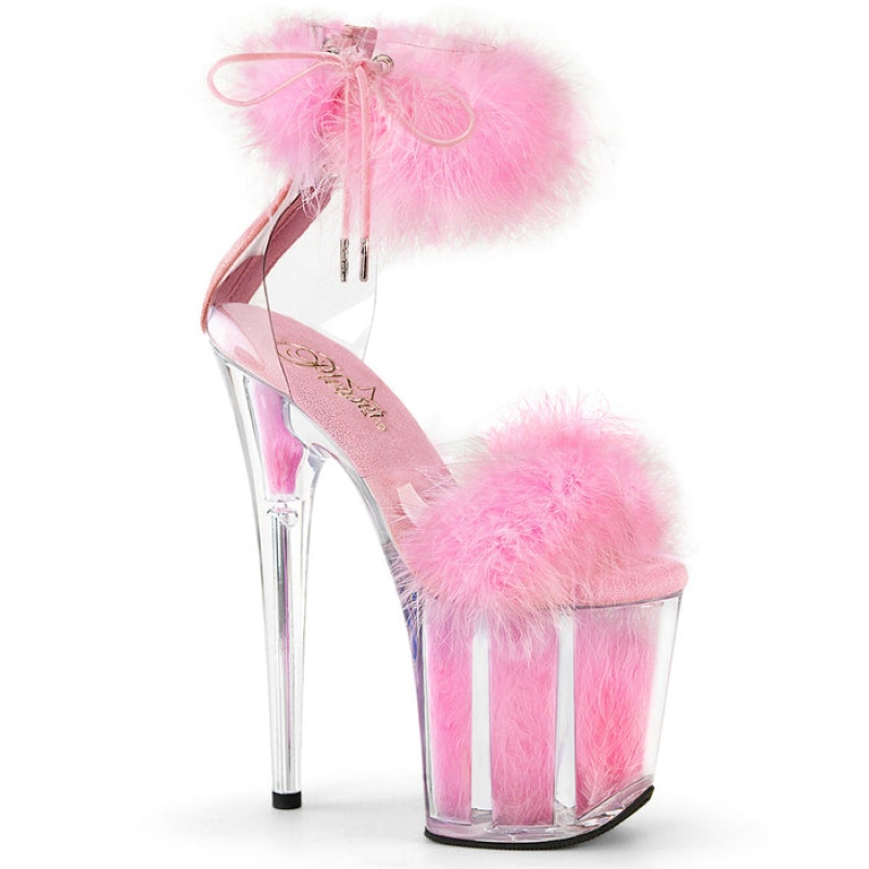 Pleaser Flamingo-824F Sandaler Dame Rosa | 897-GTDSQY