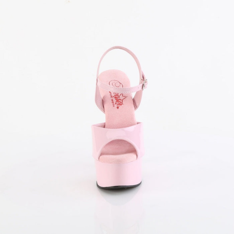 Pleaser Gleam-609 Sandaler Dame Rosa | 075-KCUYQF