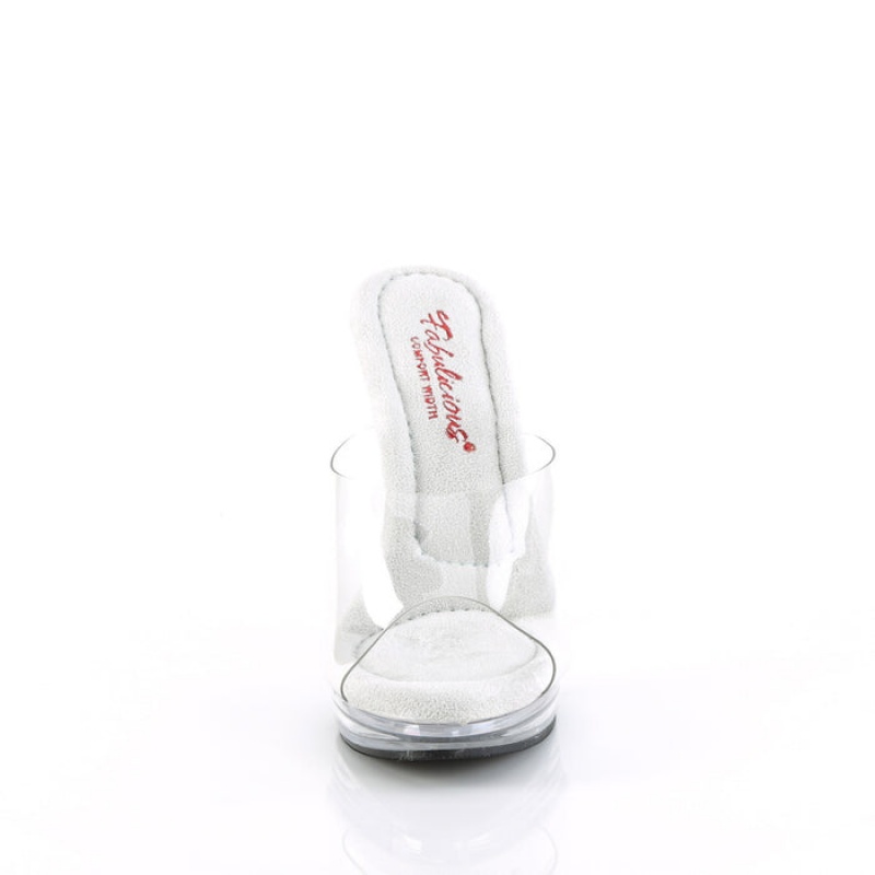 Pleaser Glory-501 Badesandaler Dame Clear | 206-KPBURL