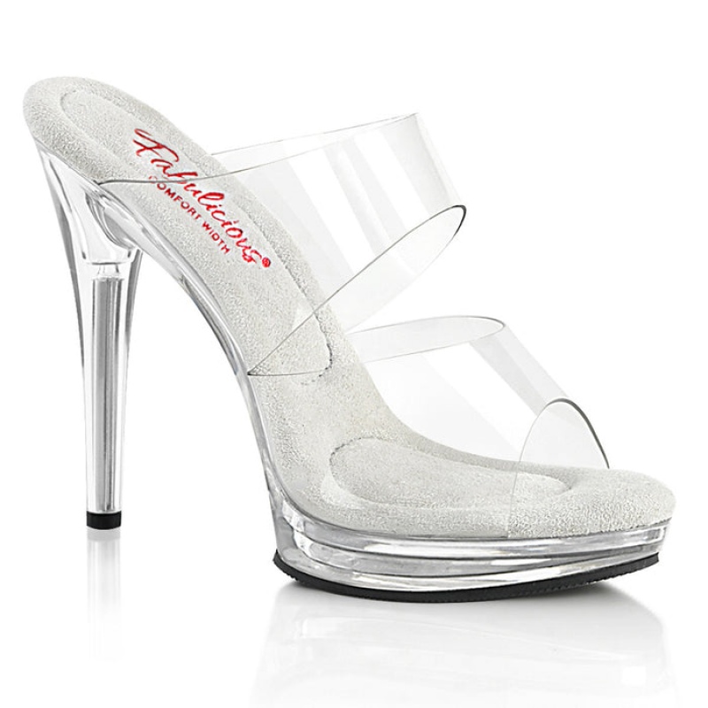 Pleaser Glory-502 Badesandaler Dame Clear | 251-SNTMRL