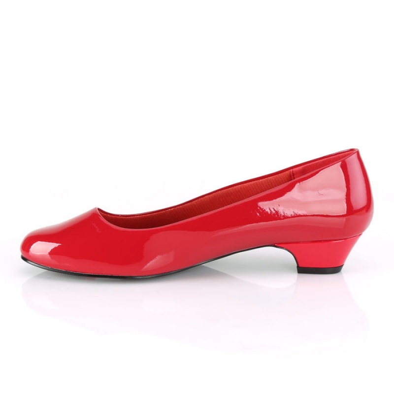 Pleaser Gwen-01 Pumps Dame Rød | 420-JHPYLS