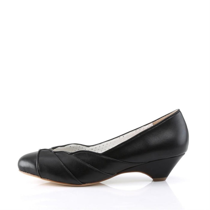 Pleaser Lulu-05 Pumps Dame Svarte | 630-PFZWEG