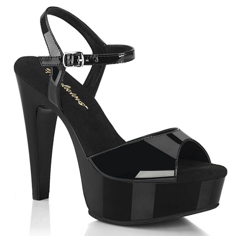 Pleaser Martini-509 Sandaler Dame Svarte | 249-UCWMSK