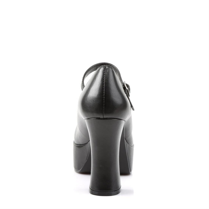 Pleaser Maryjane-50 Pumps Dame Svarte | 214-DHEFPK