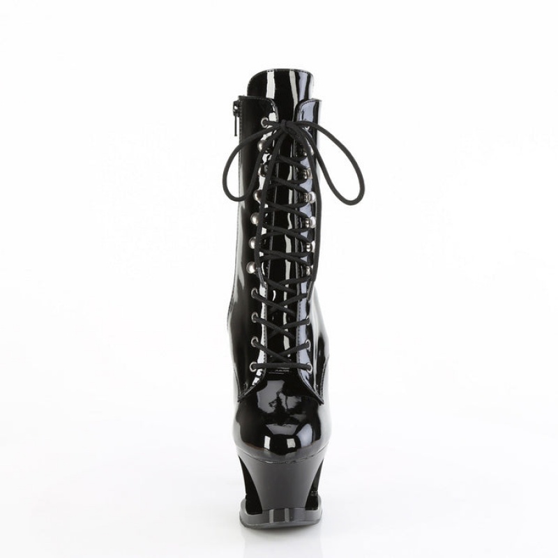 Pleaser Moon-1020SK Støvler Dame Svarte | 739-COLIUT