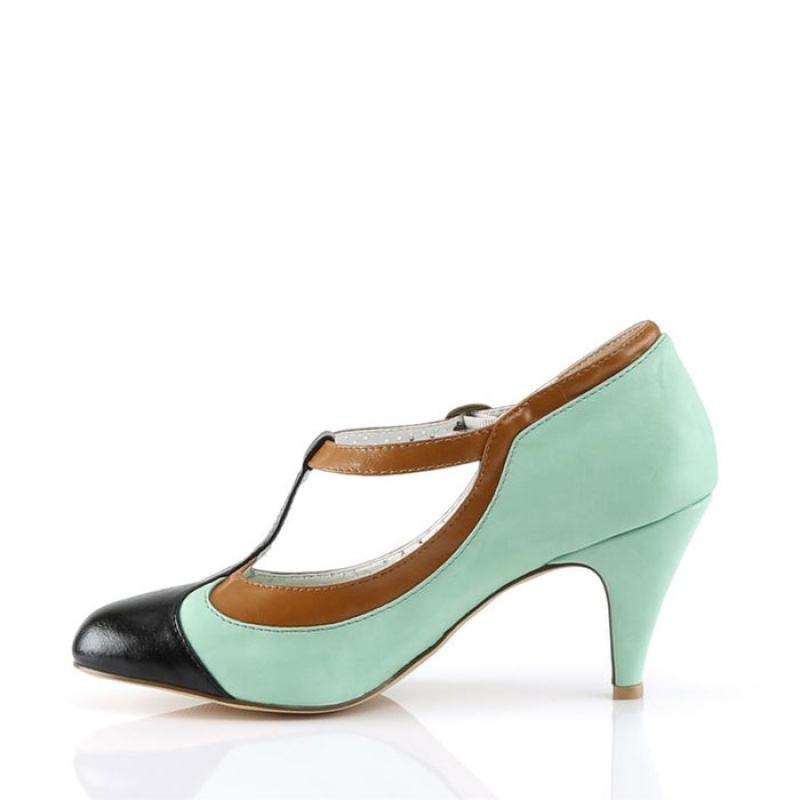 Pleaser Peach-03 Pumps Dame Grønn | 597-OQMCFP