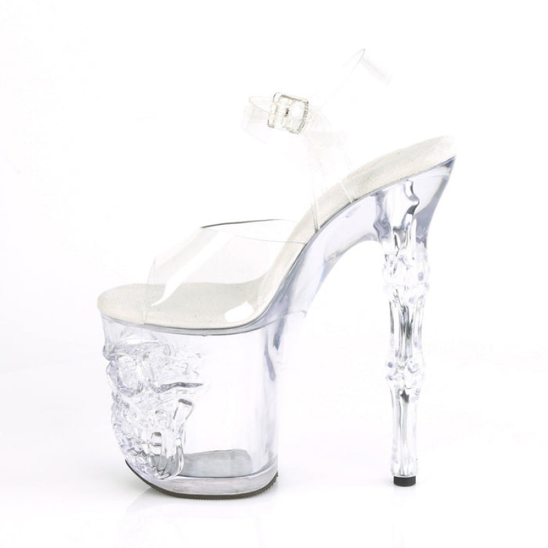 Pleaser Rapture-808 Sandaler Dame Clear | 896-BOQCPM