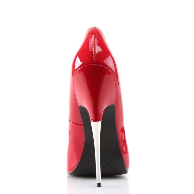 Pleaser Scream-01 Pumps Dame Rød | 510-HWNPJV