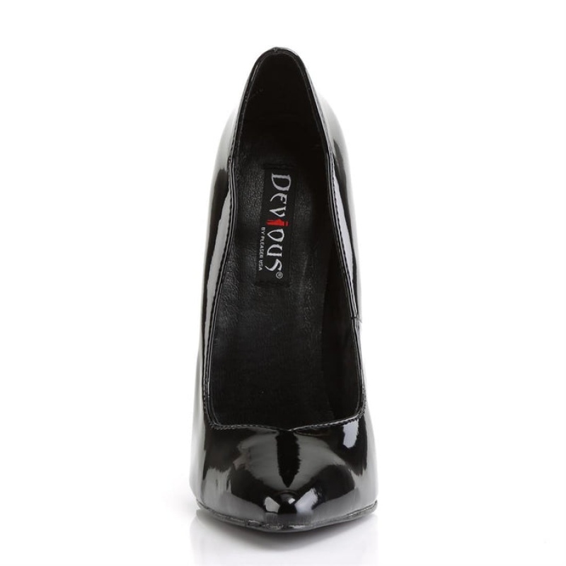 Pleaser Scream-01 Pumps Dame Svarte | 069-TXEVMB