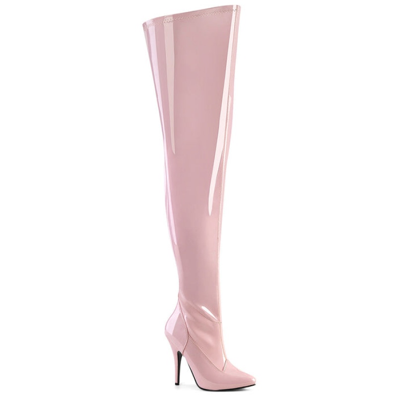 Pleaser Seduce-3000WC Støvler Dame Rosa | 875-CAWMRJ