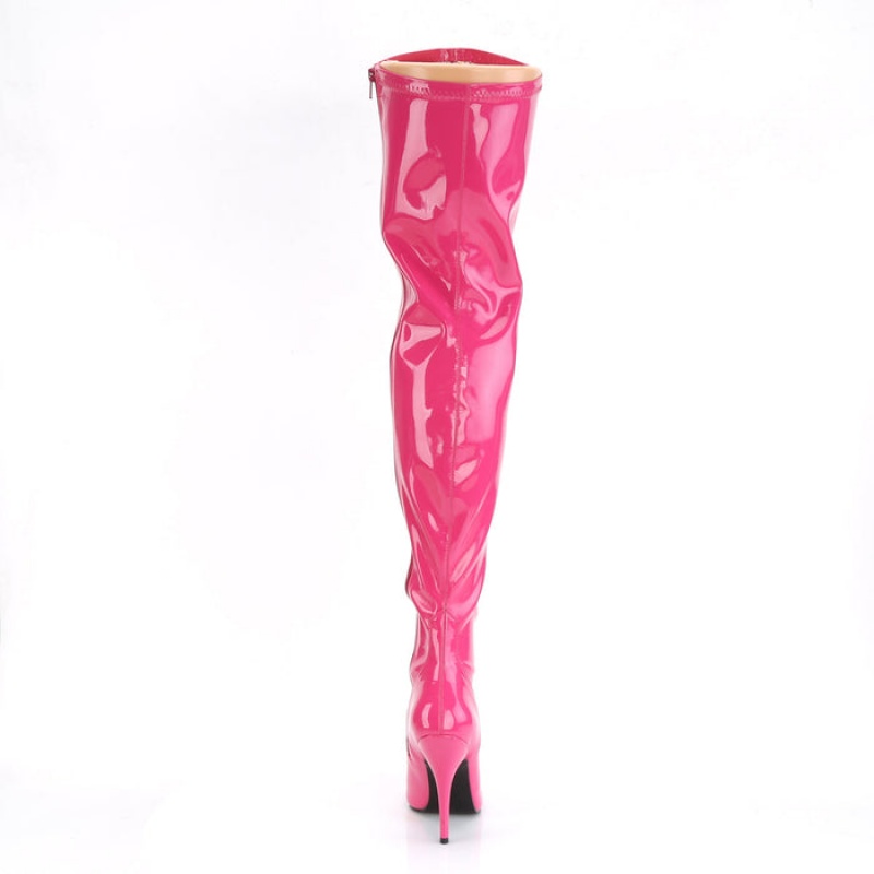 Pleaser Seduce-3000 Støvler Dame Rosa | 468-XWFJIG