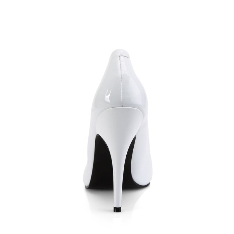 Pleaser Seduce-420 Pumps Dame Hvite | 452-SRBWCJ