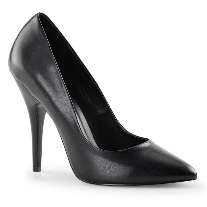 Pleaser Seduce-420 Pumps Dame Svarte | 317-HXBUER