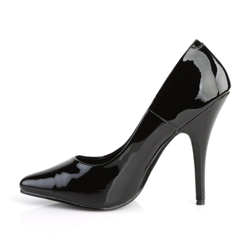 Pleaser Seduce-420 Pumps Dame Svarte | 679-NFWBCL