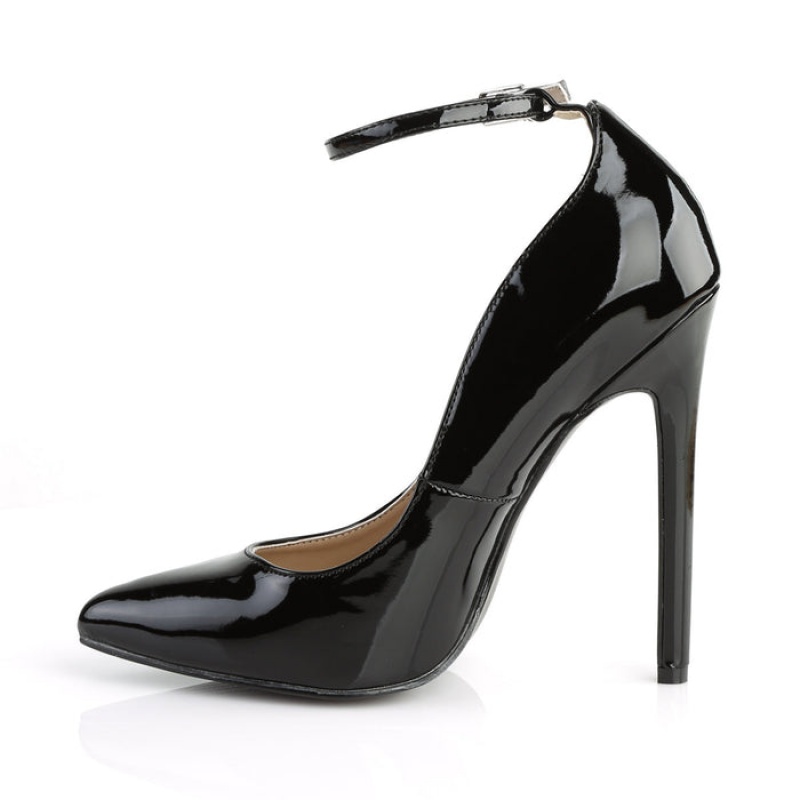 Pleaser Sexy-23 Pumps Dame Svarte | 894-UBJXIN