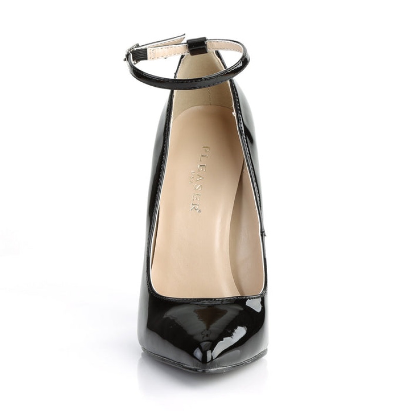 Pleaser Sexy-23 Pumps Dame Svarte | 894-UBJXIN