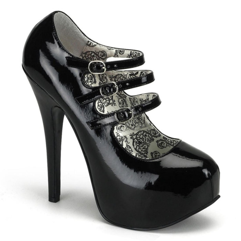 Pleaser Teeze-05 Pumps Dame Svarte | 357-GABUKH