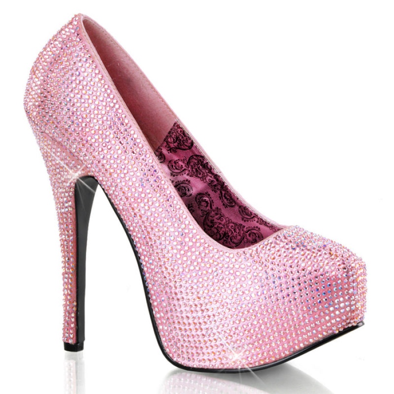 Pleaser Teeze-06R Pumps Dame Rosa | 470-HUCAEK