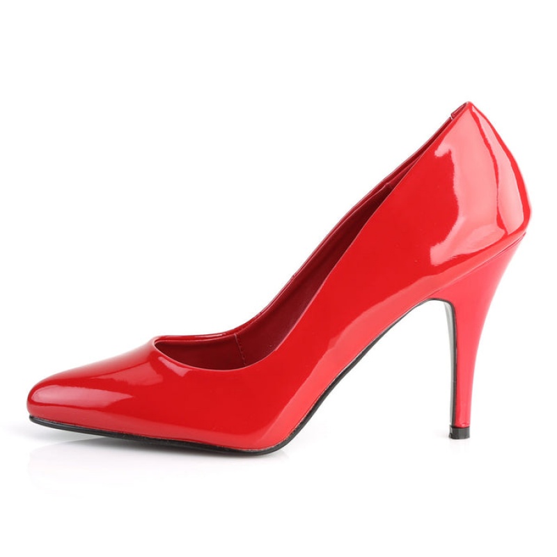 Pleaser Vanity-420 Pumps Dame Rød | 349-JVRSMY