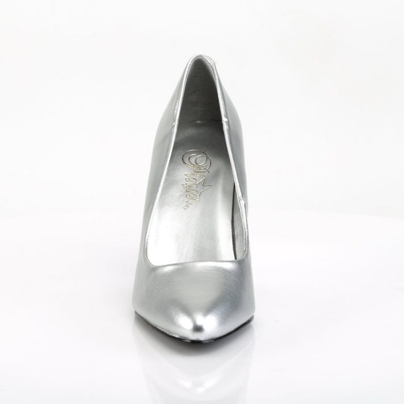 Pleaser Vanity-420 Pumps Dame Sølv | 597-KDWYUE