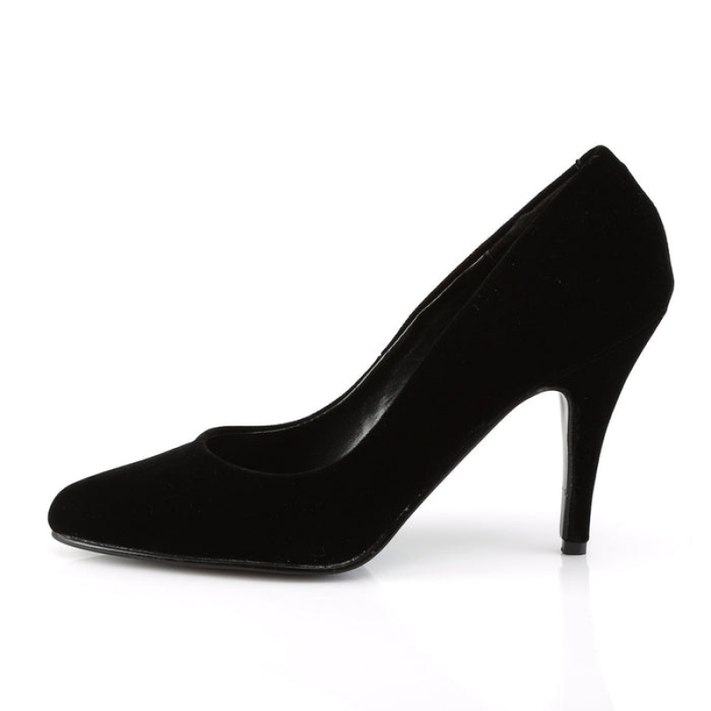 Pleaser Vanity-420 Pumps Dame Svarte | 450-MJSWUN