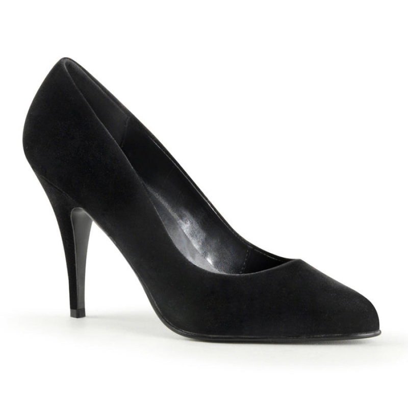 Pleaser Vanity-420 Pumps Dame Svarte | 450-MJSWUN